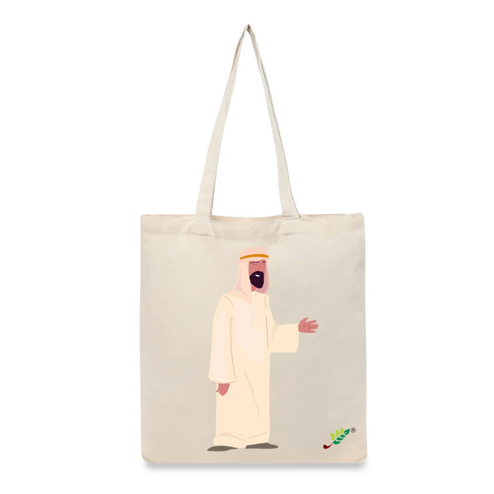 BYFT Cultural Heritage Tote Bag – “Urban Nomad” Traditional Reusable Tote | Eco-Friendly Daily Carry Bag (Set of 1)