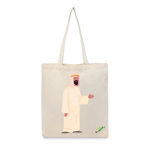 BYFT Cultural Heritage Tote Bag "Urban Nomad" Traditional Reusable Tote | Eco-Friendly Daily Carry Bag (Set of 1)