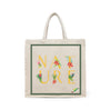 BYFT Tropical Botanical Tote Bag "NATURE"� Floral & Toucan Reusable Tote | Eco-Friendly Daily Carry Bag (Set of 1)