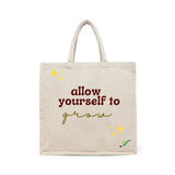 BYFT029515BYFTToteBag-Allowyourselftogrow8OzCottonCanvasBagWithGussetSetof01-CC8TBTS13134