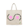 BYFT Inspirational Tote Bag "Make the Days Count"� Printed Reusable Tote | Eco-Friendly Daily Carry Bag (Set of 1)