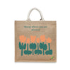 BYFT Inspirational Floral Tote Bag "Bloom Where You Are Planted"� Motivational Printed Tote | Reusable Everyday Carry (Set of 1)