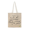 BYFT Inspirational Quote Tote Bag "To Go Where the Wind Takes You" Reusable Tote | Eco-Friendly Daily Carry Bag (Set of 1)