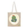 BYFT Botanical Cactus Tote Bag Vibrant Desert Print Reusable Tote | Everyday Carry Bag (Set of 1)