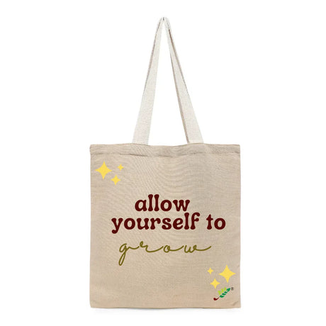 BYFT029737BYFTToteBag-AllowyourselftogrowUnlaminatedJucoBagSetof01-JCTB1614