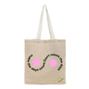 BYFT Inspirational Tote Bag "Make the Days Count"� Printed Reusable Tote | Eco-Friendly Daily Carry Bag (Set of 1)