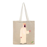 BYFT Cultural Heritage Tote Bag – “Urban Nomad” Traditional Reusable Tote | Eco-Friendly Daily Carry Bag (Set of 1)