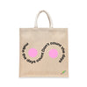 BYFT Inspirational Tote Bag "Make the Days Count"� Printed Reusable Tote | Eco-Friendly Daily Carry Bag (Set of 1)