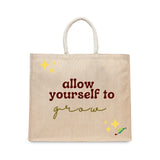 BYFT029885BYFTToteBag-AllowyourselftogrowLaminatedJucoBagWithGussetSetof01-JCTBTS145176