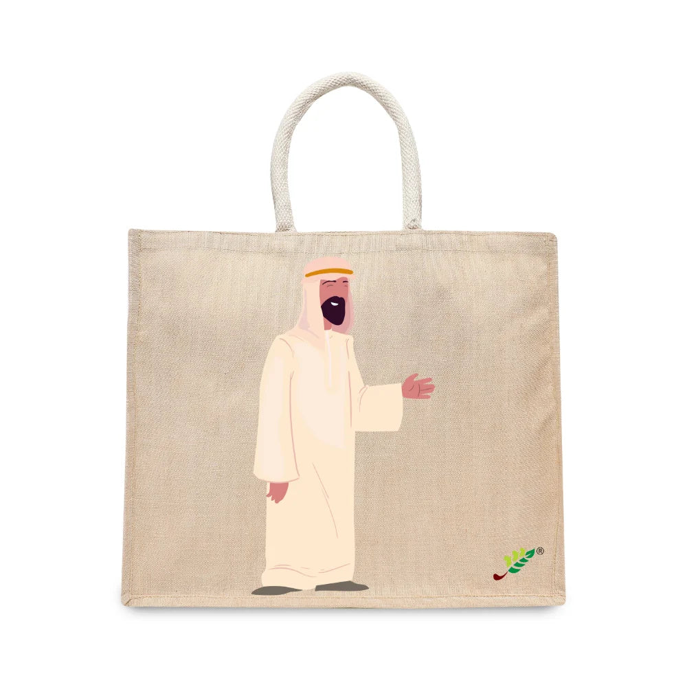 BYFT Cultural Heritage Tote Bag – “Urban Nomad” Traditional Reusable Tote | Eco-Friendly Daily Carry Bag (Set of 1)