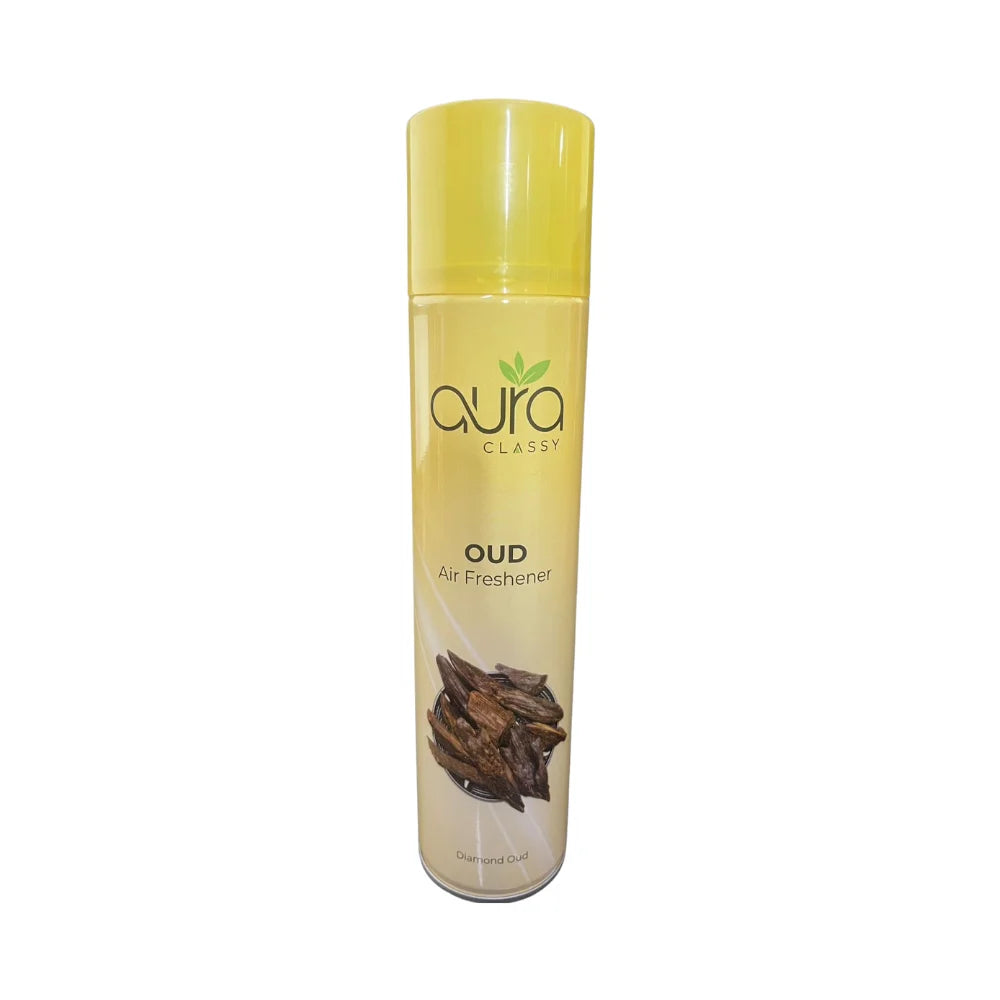 AURA Air Freshener - Flat Cap Spray, Long-Lasting Fragrance, 300 ml