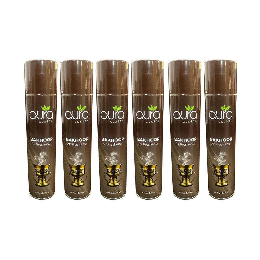 AURA Air Freshener - Flat Cap Spray, Long-Lasting Fragrance, 300 ml