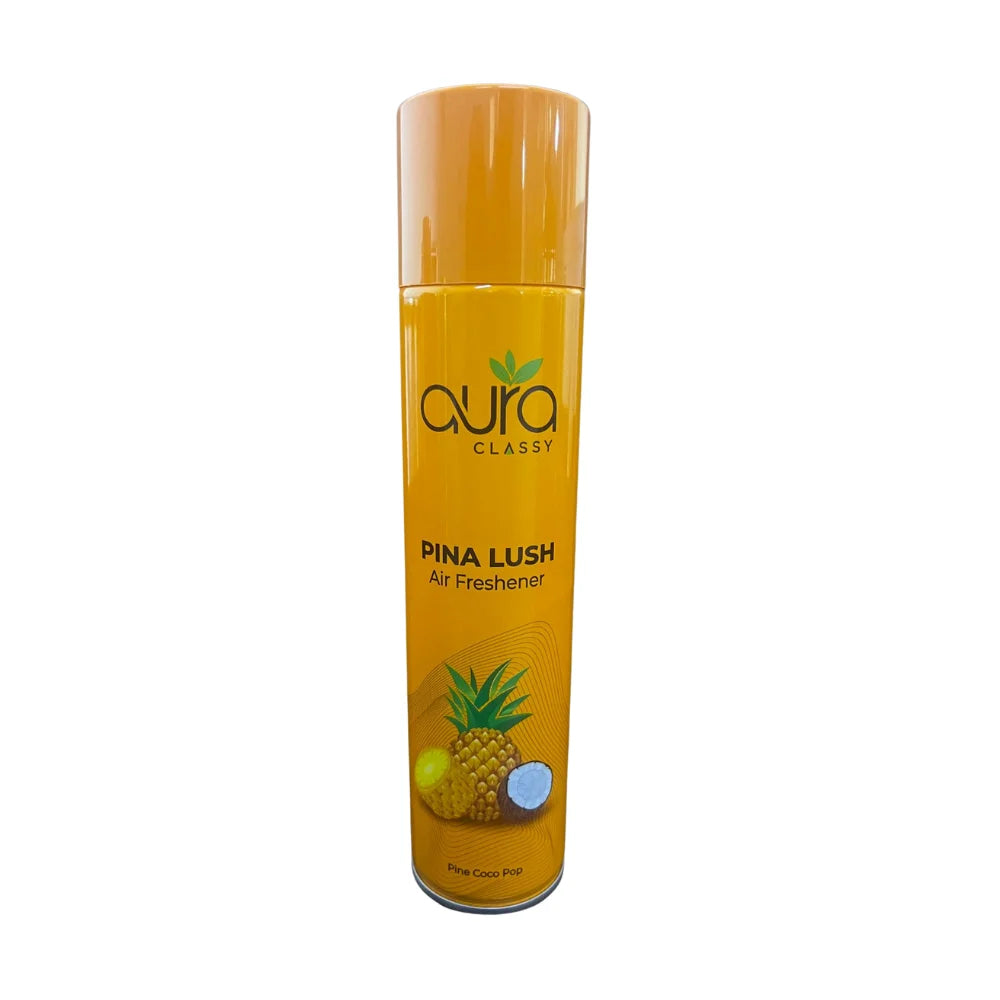 AURA Air Freshener - Flat Cap Spray, Long-Lasting Fragrance, 300 ml