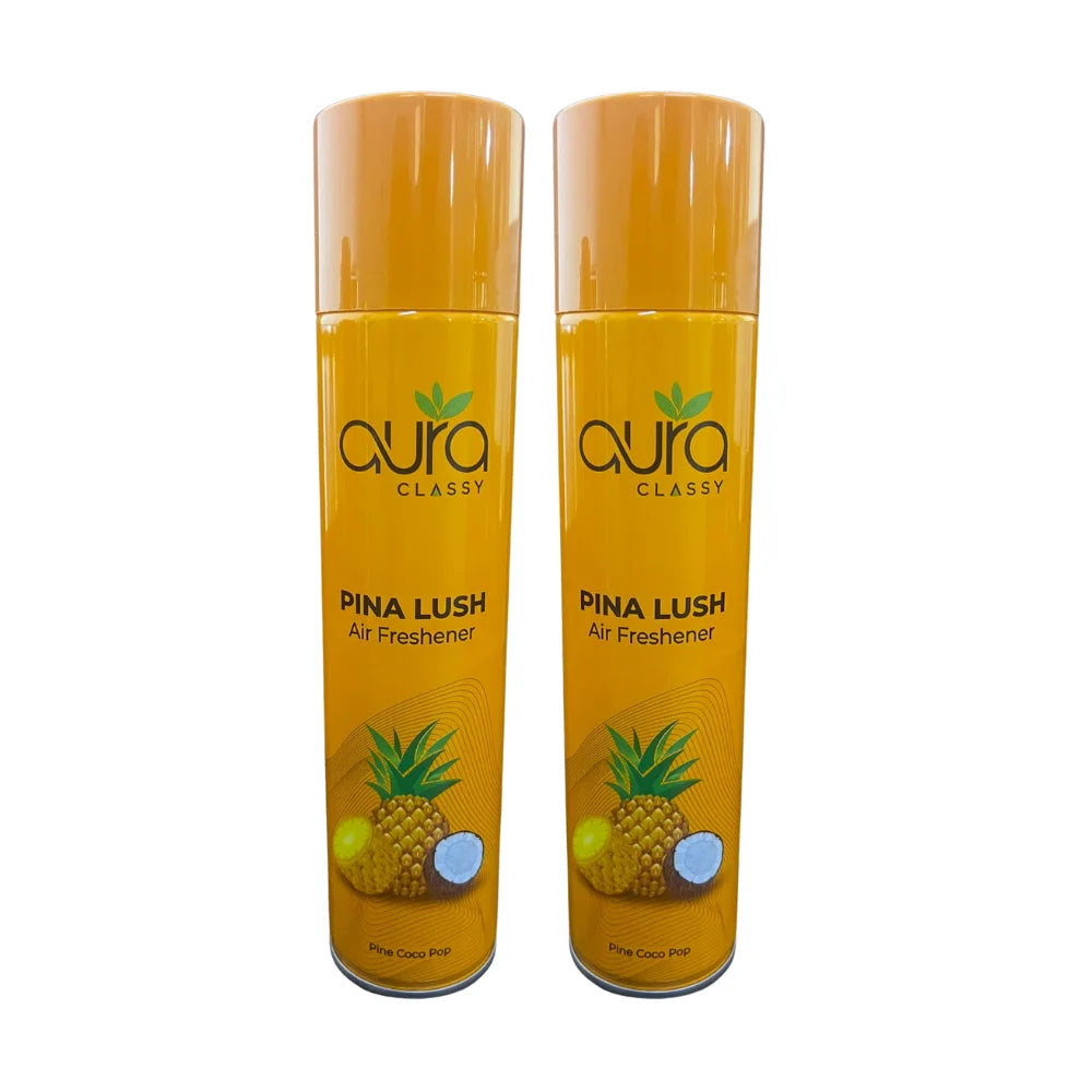 AURA Air Freshener - Flat Cap Spray, Long-Lasting Fragrance, 300 ml