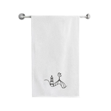 BYFT Iris Embroidered For You - Crescent Dome Elegance Designed Towel