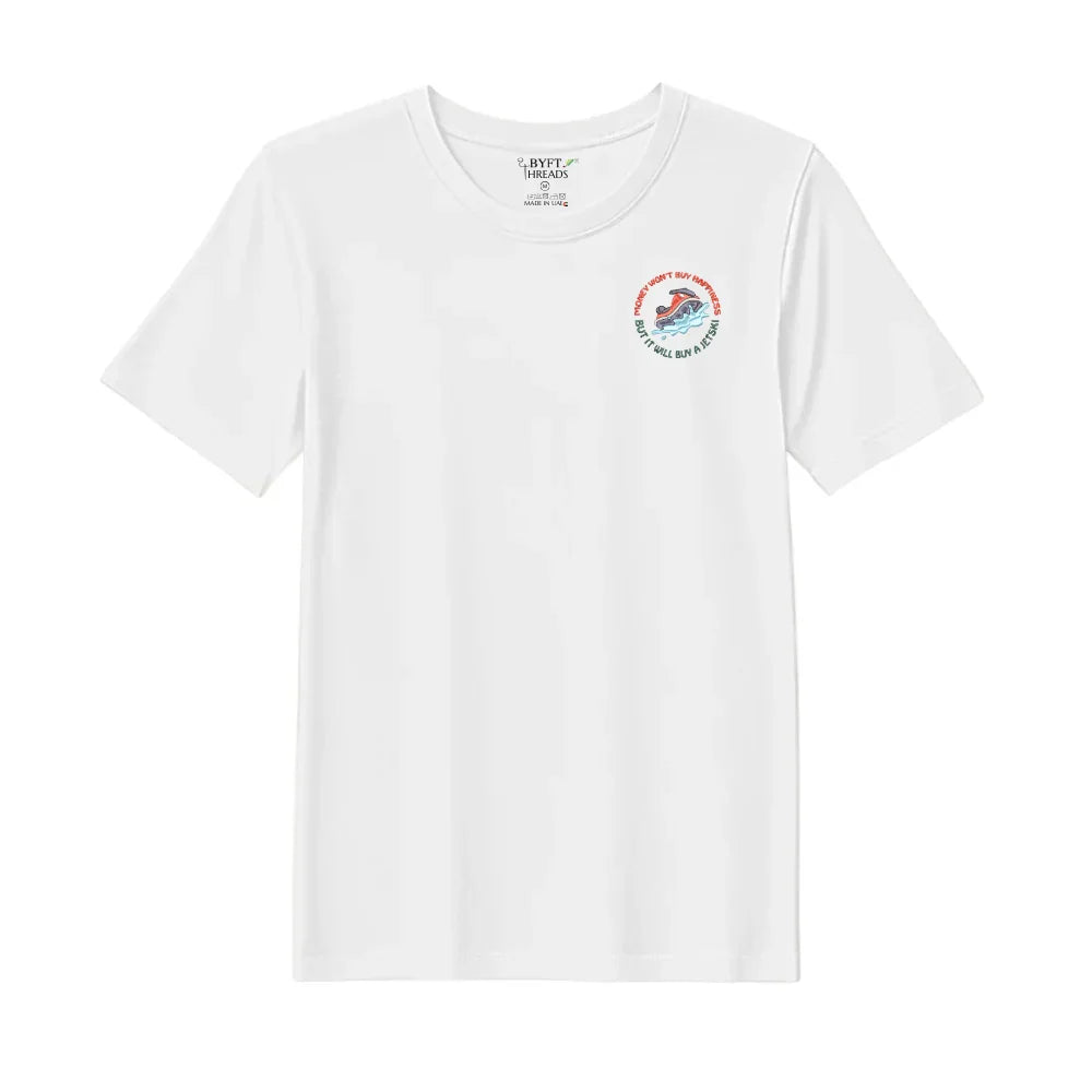 BYFT Threads Embroidered For You T-Shirt - Buy a Jet Ski Design