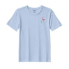 BYFT Threads Embroidered For You T-Shirt - Flamingo with Baby Flamingo Design