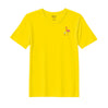 BYFT Threads Embroidered For You T-Shirt - Flamingo with Baby Flamingo Design