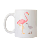 BYFT Printed Mug - Flamingo with Baby Flamingo Design