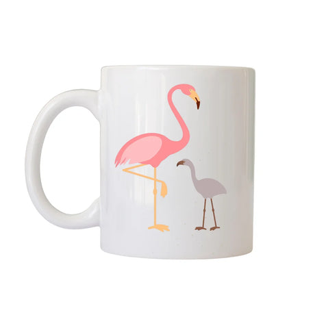 BYFT Printed Mug - Flamingo with Baby Flamingo Design