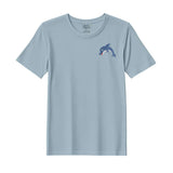 BYFT Threads Embroidered For You T-Shirt - Dolphin Design