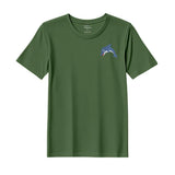 BYFT Threads Embroidered For You T-Shirt - Dolphin Design