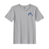 BYFT Threads Embroidered For You T-Shirt - Dolphin Design