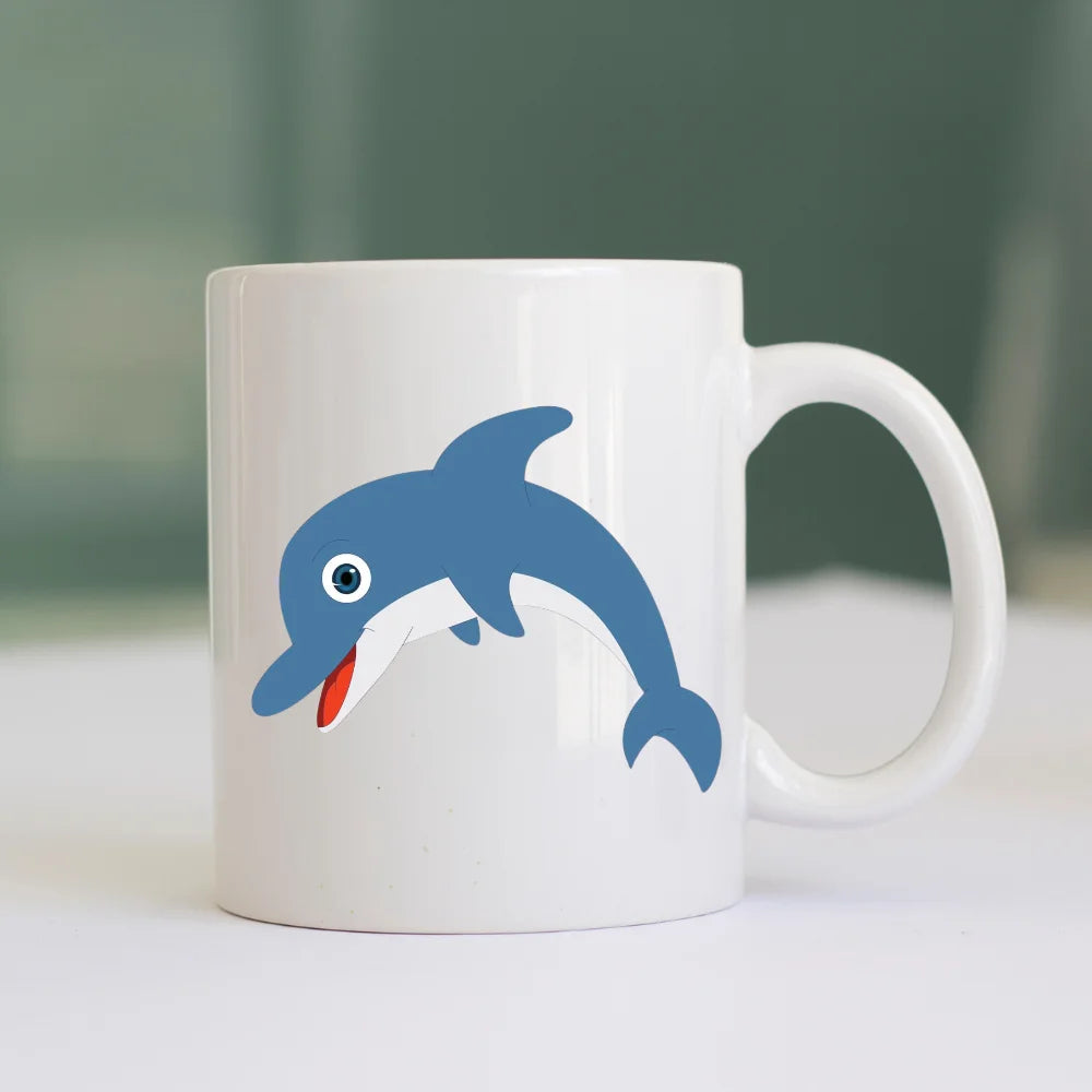 BYFT Printed Mug - Dolphin Design