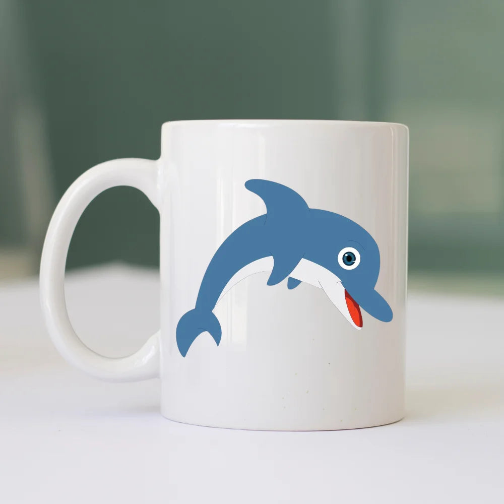 BYFT Printed Mug - Dolphin Design
