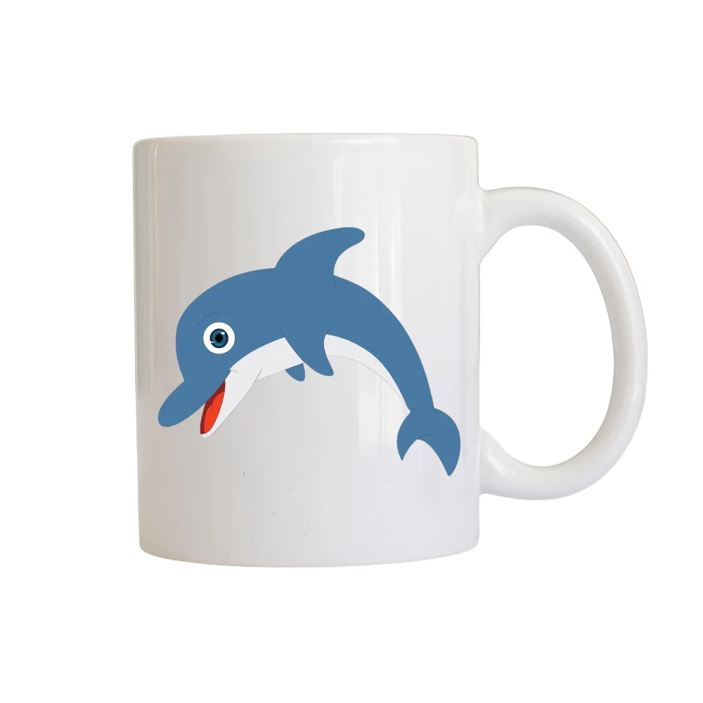 BYFT Printed Mug - Dolphin Design