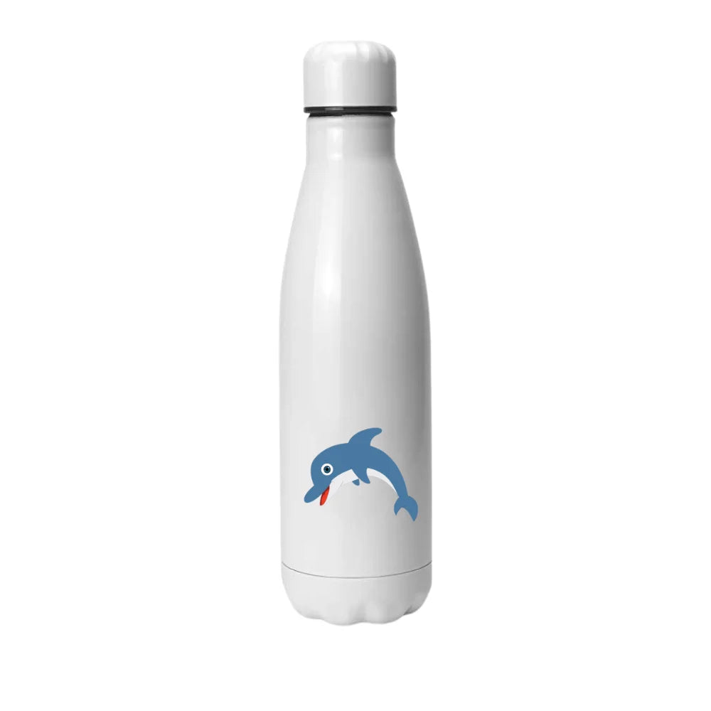 BYFT Imprint Studio - Dolphin Travel Bottle Stainless Steel 500ML - Leakproof, Reusable & Durable