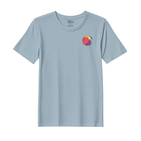 BYFT Threads Embroidered For You T-Shirt - Beach Ball Design