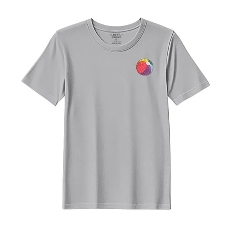BYFT Threads Embroidered For You T-Shirt - Beach Ball Design