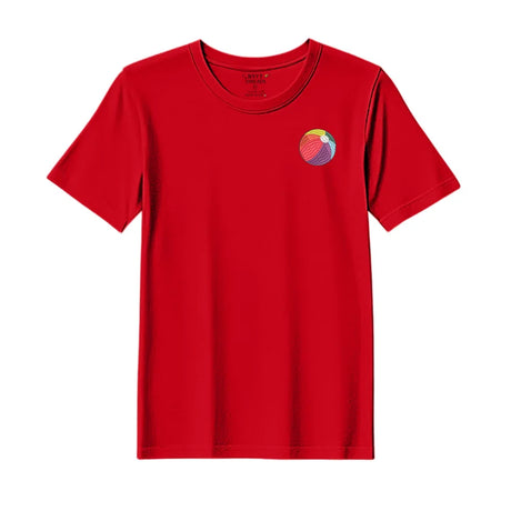 BYFT Threads Embroidered For You T-Shirt - Beach Ball Design