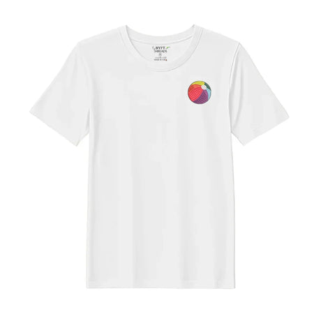 BYFT Threads Embroidered For You T-Shirt - Beach Ball Design