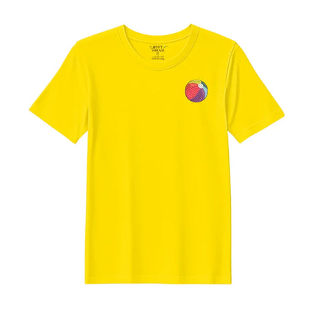 BYFT Threads Embroidered For You T-Shirt - Beach Ball Design