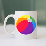 BYFT Printed Mug - Beach Ball Design