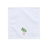 BYFT Iris Embroidered For You - Coconut Tree Designed Towel