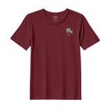 BYFT Threads Embroidered For You T-Shirt - Coconut Tree Design