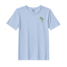 BYFT Threads Embroidered For You T-Shirt - Coconut Tree Design