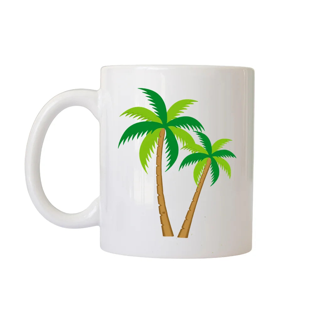 BYFT Printed Mug - Coconut Tree Design