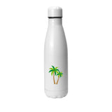 BYFT Imprint Studio - Coconut Tree Travel Bottle Stainless Steel 500ML - Leakproof, Reusable & Durable
