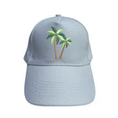BYFT Coconut Tree Embroidered Cap