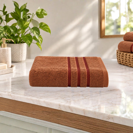 BYFT Home Serene Hand Towel 50 x 90 Cm | Premium Cotton Towel with Dobby