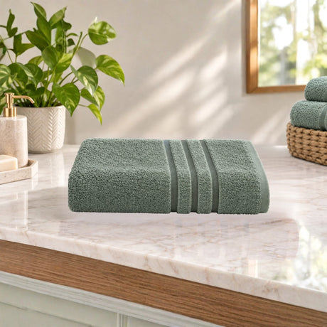 BYFT Home Serene Hand Towel 50 x 90 Cm | Premium Cotton Towel with Dobby