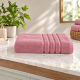 BYFT Home Serene Bath Towel 70 x 140 Cm | Premium Cotton Towel with Dobby