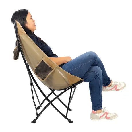 BYFT 1 Piece Comfortable  Chair with Cup Holder for Camping (Chair Only)