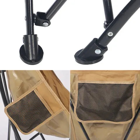 BYFT 1 Piece Comfortable  Chair with Cup Holder for Camping (Chair Only)