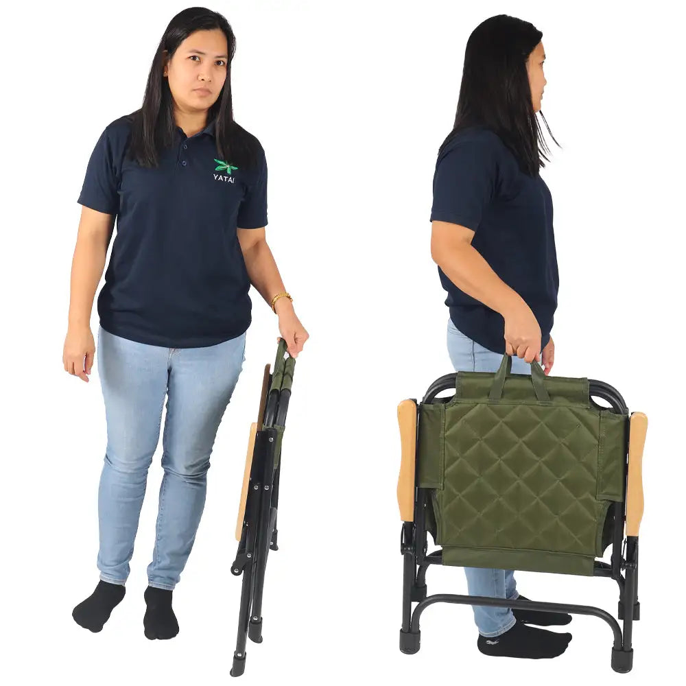 BYFT 1 Piece Lightweight Portable Canvas Camping Chair (Chair Only)