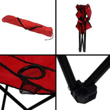 BYFT Camping Chair, Foldable Chair with Armrests and Cup Holder (Chair Only)